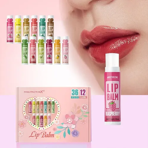 /ff Set Y Caja De Bálsamo Labial De 3.6 Unidades, Key Lip/ C