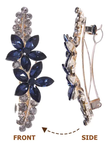 Pinza Para El Pelo Para Mujer Con Diamantes De Imitación Y F