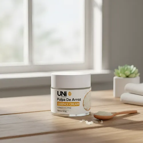 Crema Facial Pulpa De Arroz Unicosmeticos 50g Todo Tipo De Piel Día/noche