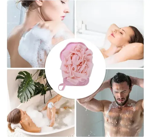 Guante Con Esponja Exfoliante Limpieza Corporal Baño Ducha