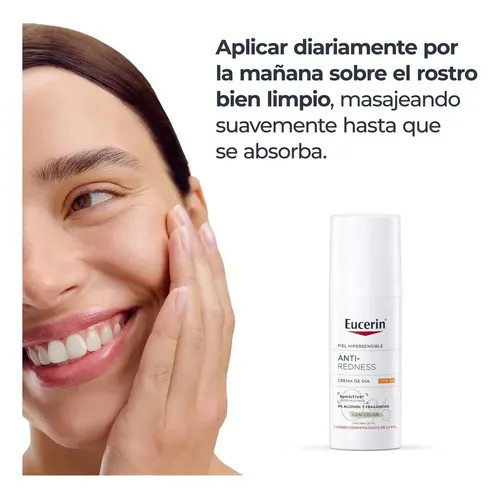 Eucerin Crema Facial Dia Fps30 Anti Rojeces Piel Sensible Día