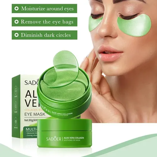 Adhesivo De Colágeno Para Ojos Con Aloe Vera Que Hidrata Y R