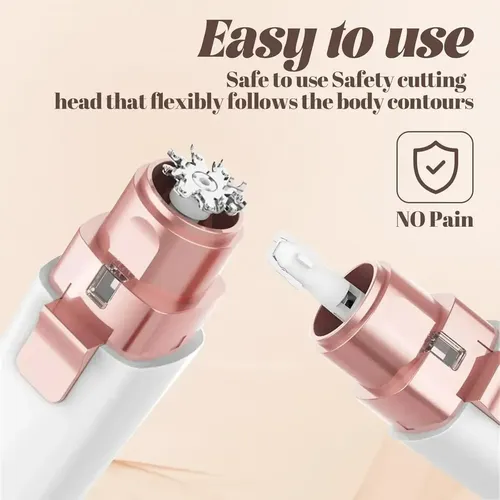 Depilador Removedor Cejas Vello 2 En 1 Usb Cara Mujer