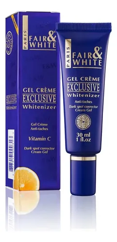 Gel Aclarante De Manchas Con  Vitamina C  Fair & White Todo Tipo De Piel Noche