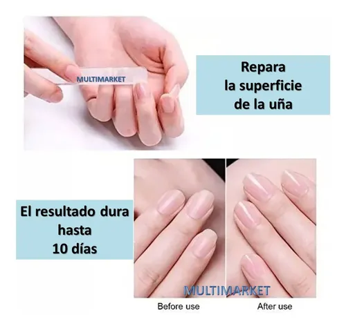 Lima De Vidrio Para Uñas, Con Estuche. Nano Tecnología.glass