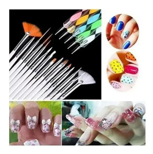 Kit De Decoracion Para Manicura Dotting Pintar Dibujar