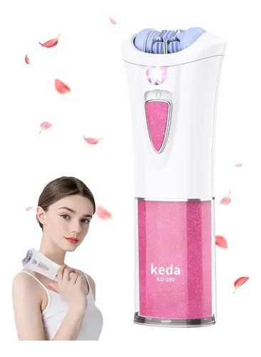 Depiladora Eléctrica Yolopim Kd-190 Portátil Con Luz Led
