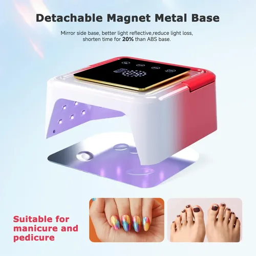 Lámpara De Uñas Led Uv Inalámbrica, Luz De Uñas