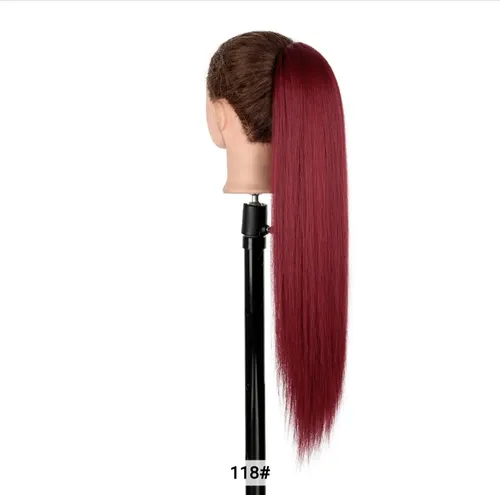 Extensiones De Cabello Humanizado Taurina Estilo Extensiones, Rojo 118 De 70cm – 1 Mecha Por Paquete