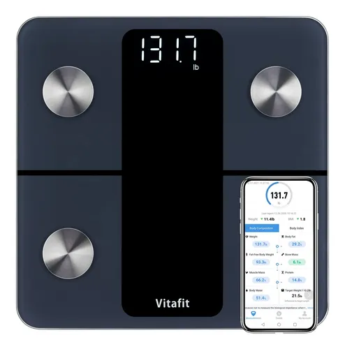 Vitafit Balanza Vt701 Digital 400lb Composición Corporal