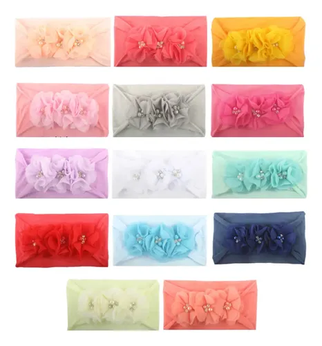 Diadema Wfblock Flowers Plaid Accesorios Para Niños