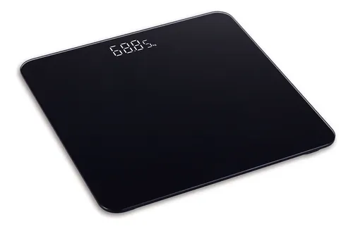 Balanza Personal Digital Baño 180 Kg Utile Color Negro