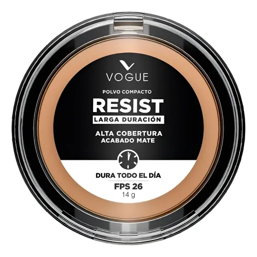 Base De Maquillaje Vogue Polvo Compacto Resist