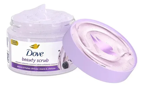 Exfoliante Dove Beauty Scrub Mora Y Cítricos 280 Gramos