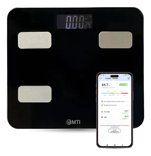 Balanza Digital Baño Mti Bluetooth Personal Corporal 180kg