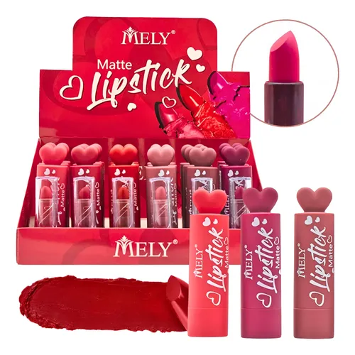 Labial En Barra Corazon Matte Lipstick Mely Make Up Surt