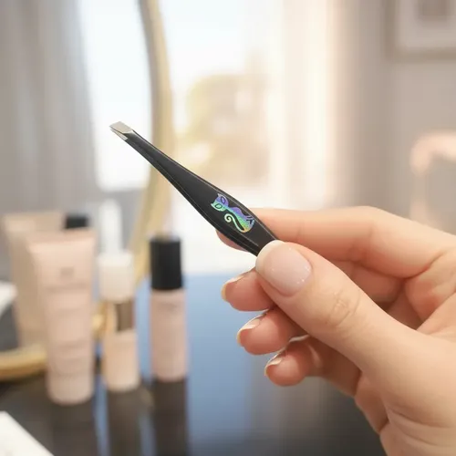Pinzas De Depilar Para Cejas Flor Gao X 10 Unidades