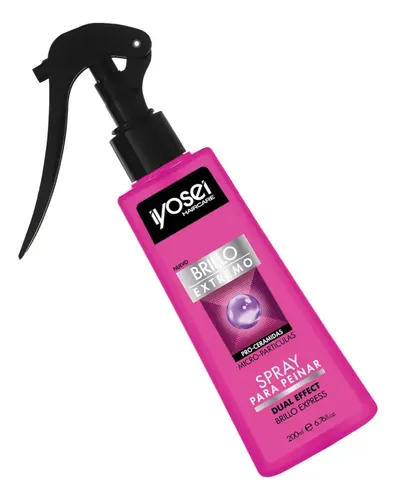 3 Spray Para Peinar Brillo Extremo X 200ml Iyosei