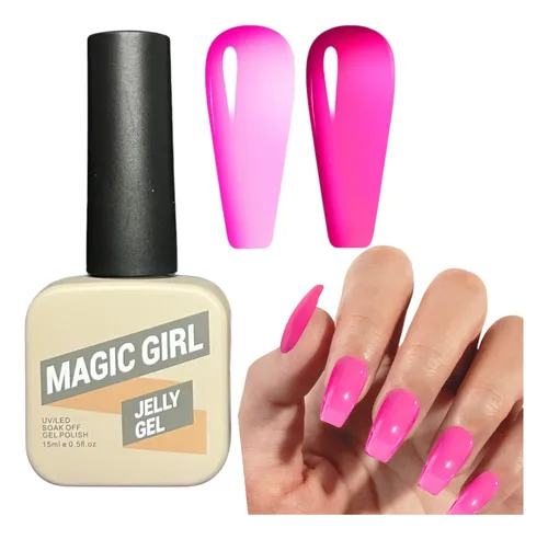 Esmalte Semipermanente Jelly Gelatina Magic Girl 15ml