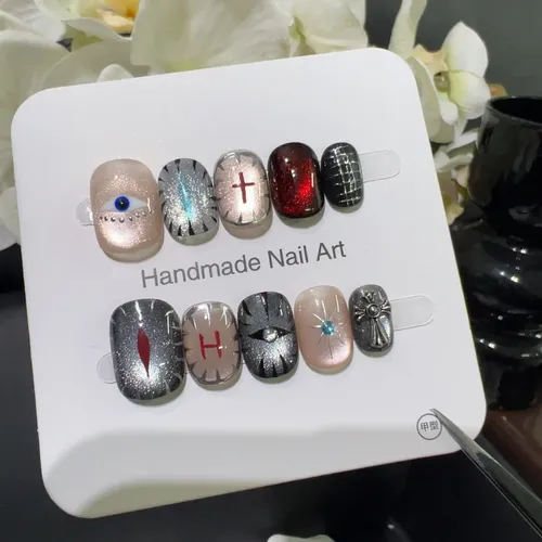 Calidad Superior Parches De Arte De Uñas Góticos De Nicho