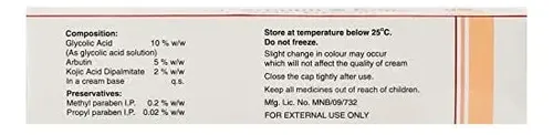 Q! Crema Despigmentante Antimanchas Glenmark 20 G
