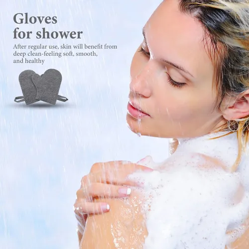 Guantes Exfoliantes Corporales, 2 Unidades, Guantes Para Spa