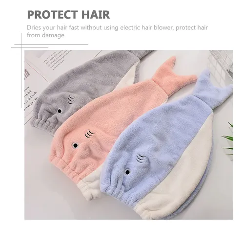 Gorros De Baño Para Niñas, 3 Unidades, Para Secar El Cabello