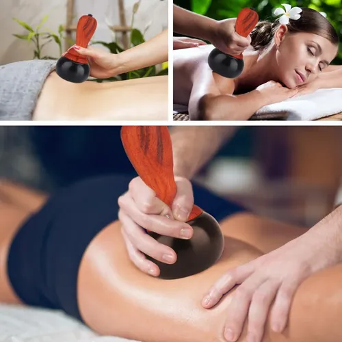 Masajeador Eléctrico Gua Sha De Piedra Natural Pastsky Hot S