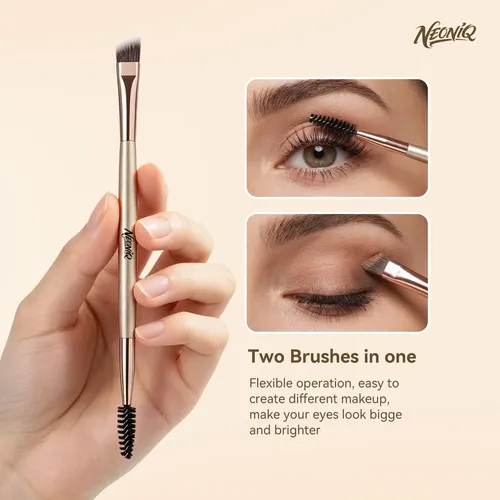 Set De Brochas De Maquillaje Neoniq 10 Unidades Champagne Go