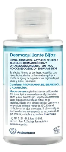 Dermaglos Desmaquillante Bifaz De Ojos X 100 Ml