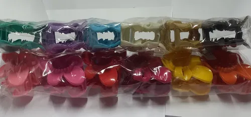 Broche Moño/flor Para Pelo Grandes Varios Colores Oferta!!!!