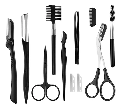 2 Kit De Cejas, 11 En 1 Pro Kit De Cuidado De Cejas Con