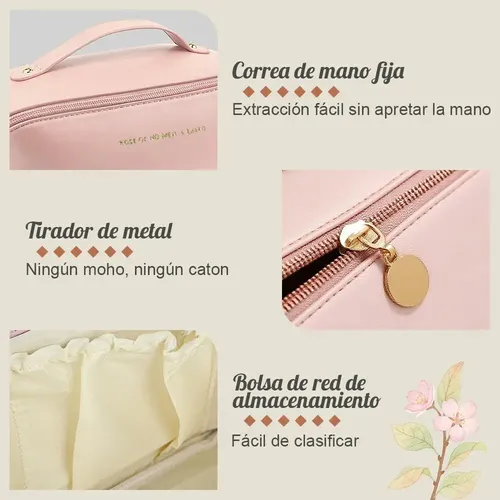 Neceser De Viaje Para Maquillaje Y Aseo