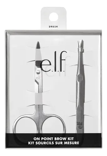 Kit Para Cejas E.l.f. On Point Con Tijeras Y Pinzas Vegano