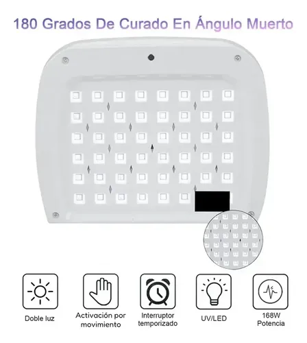 Lámpara Uv Led Cabina Uñas Semipermanentes City Girl 268w