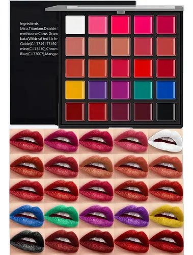 Paleta Labial 25 Colores Yarlady Yld-lip-25