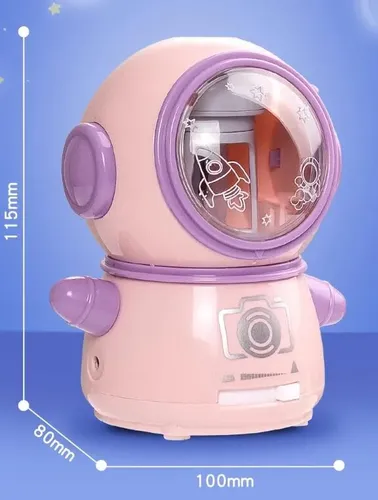 Sacapuntas Ajustable Con Temática De Astronautas