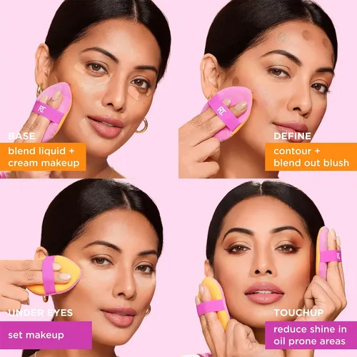 Mezcla De Maquillaje Puff Real Techniques Miracle 2 En 1 X2