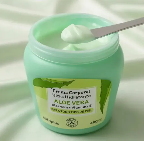 Crema Corporal Aloe Vera Y Vitamina Y Nutriplus 480gr