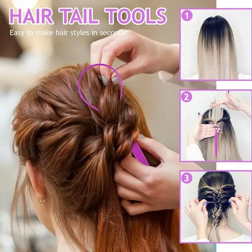 Kit De Ligas Para Peinar Niñas Con Peines Y Accesorios, 32 P