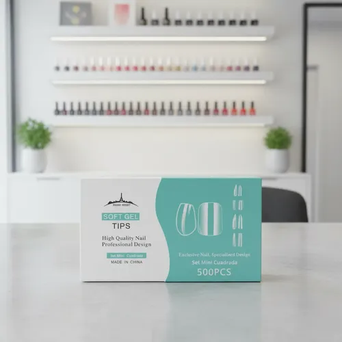 Tips Para Soft Gel Y Press On Mini Paris Night X500 Original