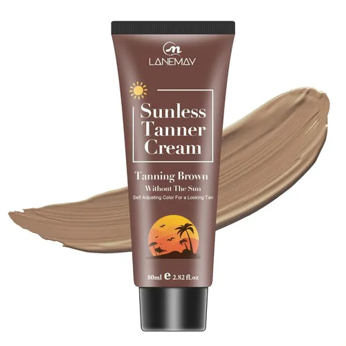 Sunless Tanner Cream Self Tanning Bronze Adjustable 80ml