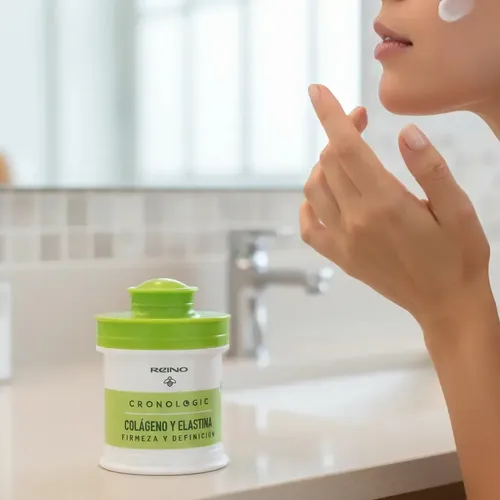 Crema Facial Antiarrugas Con Colágeno Y Elastina Reino Todo Tipo De Piel Día/noche