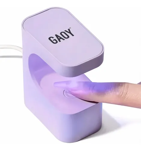 Lampara Led Uv Uñas Gaoy Mini Usb Temporizador