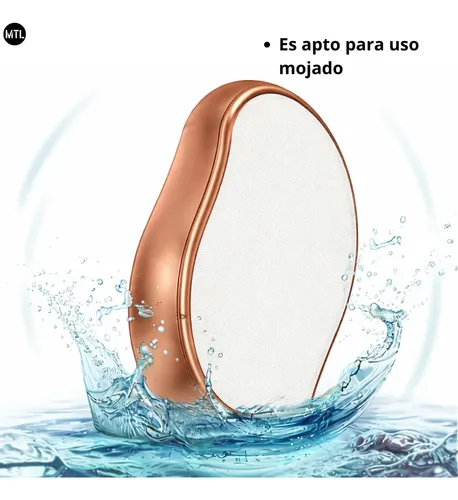 Depiladora Cristal Mtl Exfoliante Suave Sin Dolor Uso Seco Lavable Portatil Sensacion Placentera Piel Lisa Cuerpo Completo Rutina Belleza Comodidad Movimiento Libre Resultados Visibles
