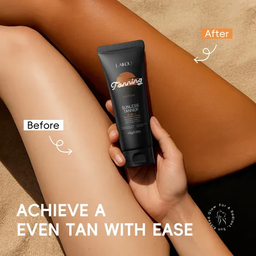 Loción Autobronceadora Laikou – Tono Canela Natural 100g