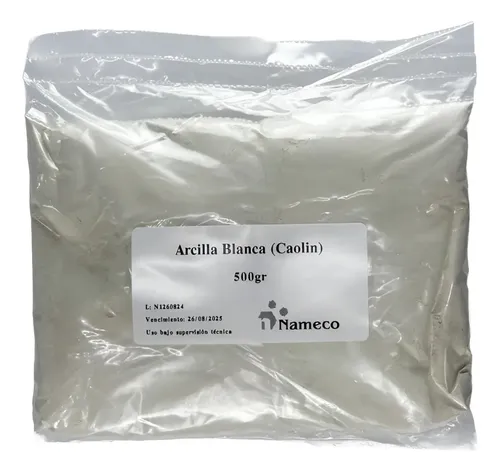 Arcilla Blanca (caolin) – 500 Gr – Uso Cosmetico
