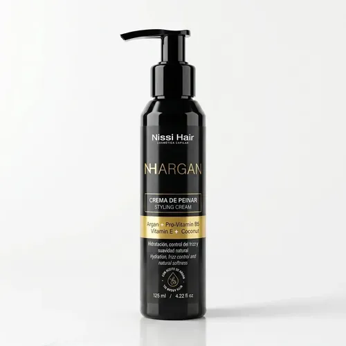 Crema para Peinar Nissi Hair Argán con Coco y Vitaminas B5 y E de 125 ml
