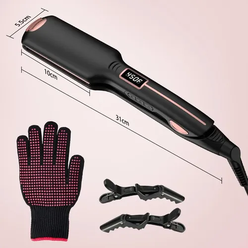 Plancha De Cabello Infrarrojos Profesional Alaciadora C/ Lcd