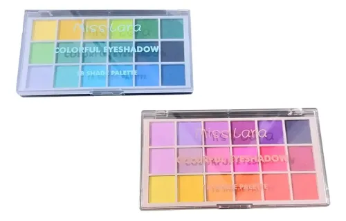 Estuche 18 Sombras Opacas Miss Lara Dia Madre Navidad Ydnis Color Cálidos